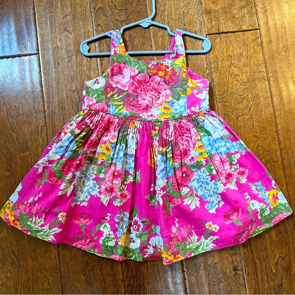 Ralph Lauren pink floral dress